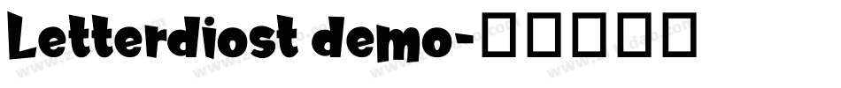 Letterdiost demo字体转换